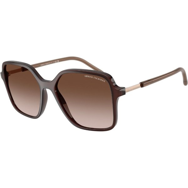Armani Exchange AX4163SF Asian Fit 839613 Women’s Sunglasses Brown Size 53