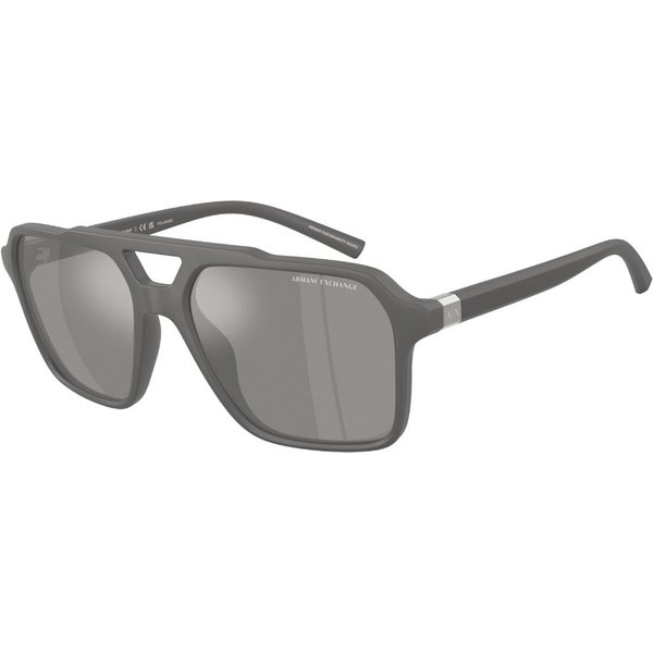 Armani Exchange AX4166SU Polarized 8400Z3 Men's Sunglasses Grey Size 57