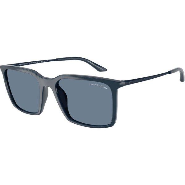 Armani Exchange AX4170SU Polarized 84062V Men's Sunglasses Blue Size 55