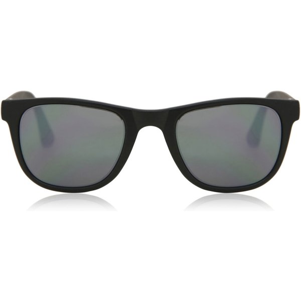 Square Full Rim Plastic Men's Prescription Sunglasses Black Size 51 - SmartBuy Collection