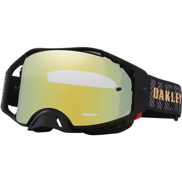 Oakley Goggles OO7046 AIRBRAKE MX 7046F9 メガネ フレーム - 男性用 - 黒