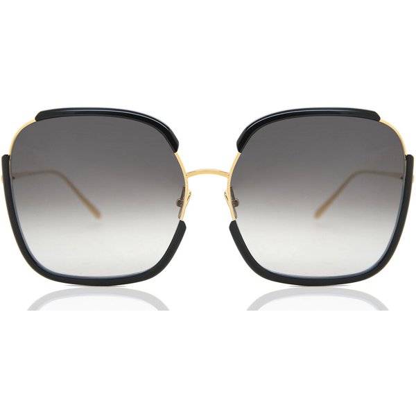 Linda Farrow LFL1210 C1 Men's Sunglasses Black Size Standard