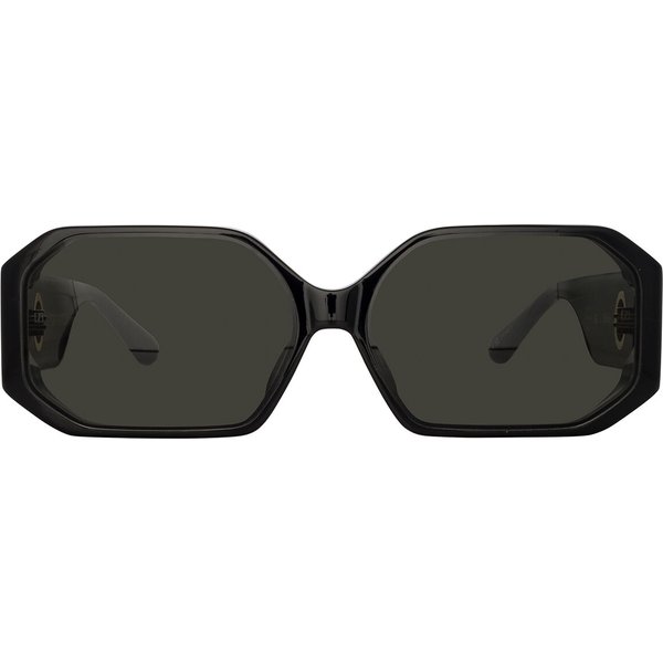 Linda Farrow BAILEY LFL1427 C1 Men's Sunglasses Black Size 62