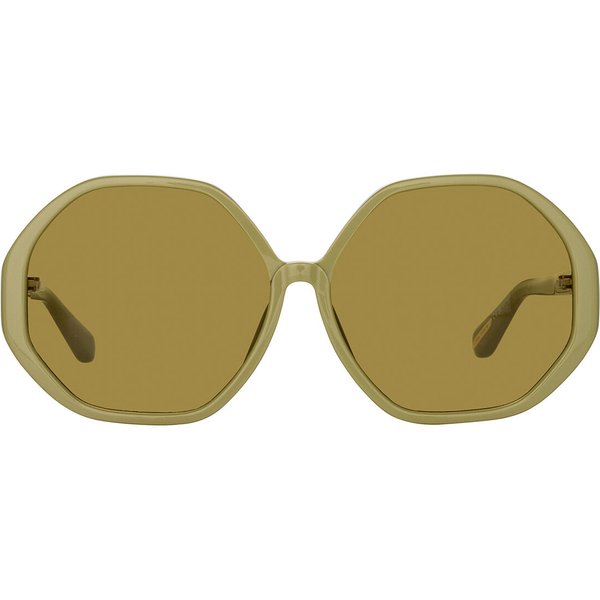 Linda Farrow PALOMA LFL1415 C7 Women’s Sunglasses Green Size 61