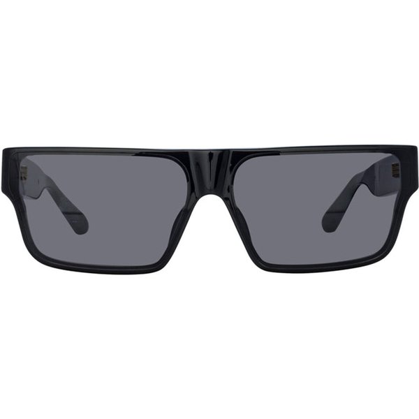 Linda Farrow BRADY LFL1501 C1 Men's Sunglasses Black Size 63