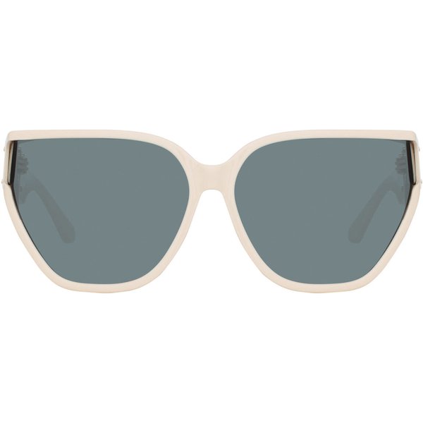 Linda Farrow SABINE LFL1298 C3 Women’s Sunglasses White Size 67