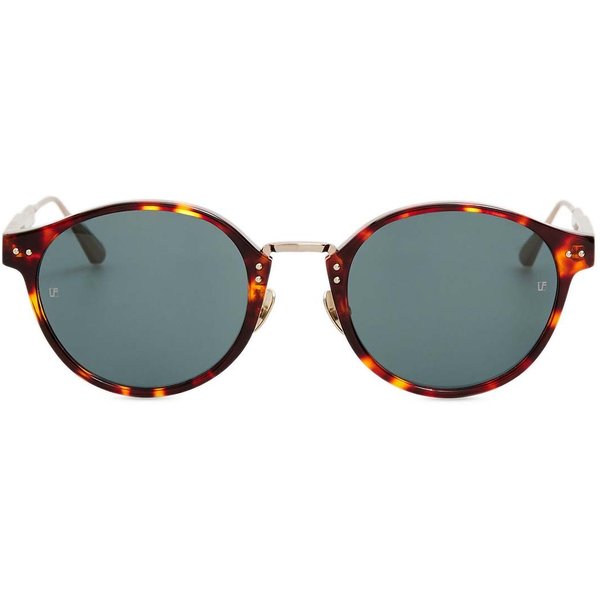 Linda Farrow MARCO LFL1535 C2 Men's Sunglasses Tortoiseshell Size 49