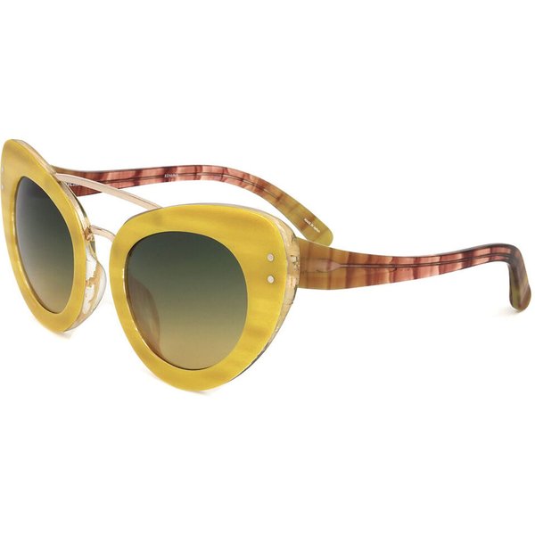 Linda Farrow ERDEM EDM9 C5 Women’s Sunglasses Yellow Size 51