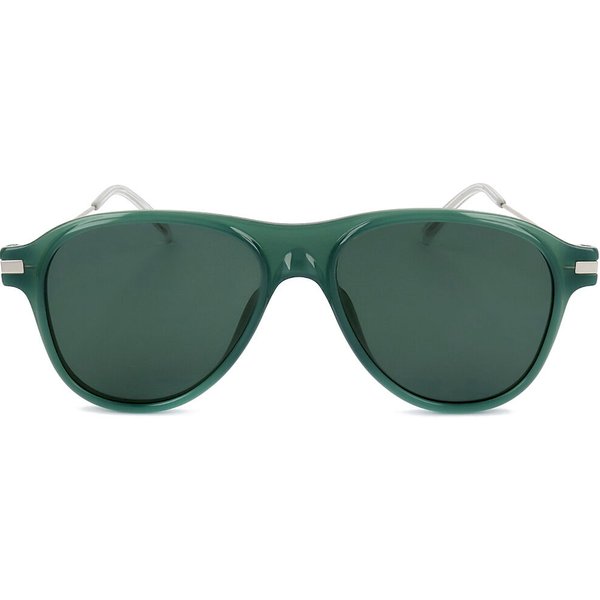 Linda Farrow DRIES VAN NOTEN DVN30 C4 Men's Sunglasses Green Size 51