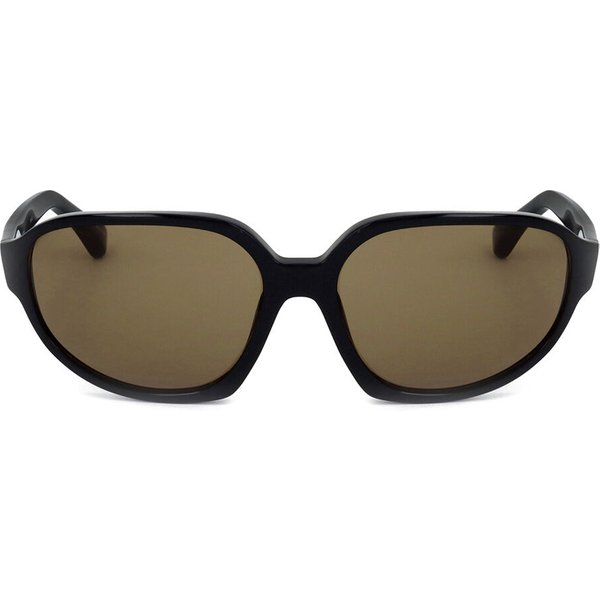 Linda Farrow DRIES VAN NOTEN DVN43 C1 Men's Sunglasses Black Size 60