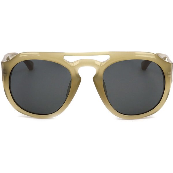 Linda Farrow DRIES VAN NOTEN DVN58 C4 Men's Sunglasses Green Size 49
