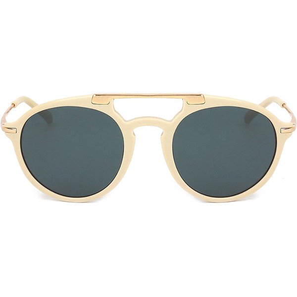 Linda Farrow DRIES VAN NOTEN DVN59 C1 Men's Sunglasses Yellow Size 49