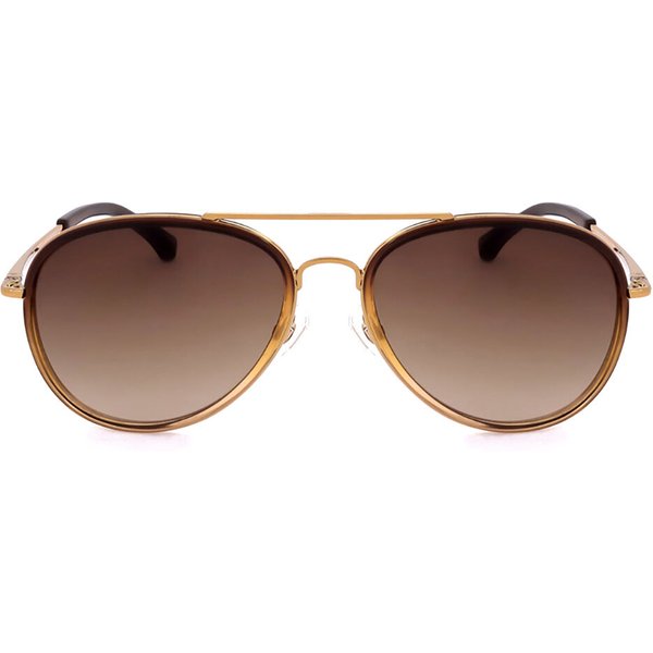 Linda Farrow DRIES VAN NOTEN DVN72 C4 Men's Sunglasses Brown Size 58