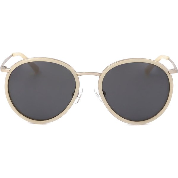 Linda Farrow DRIES VAN NOTEN DVN95 C4 Men's Sunglasses White Size 51
