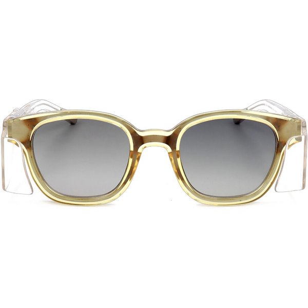 Linda Farrow KRIS VAN ASSCHE KVA9 C4 Men's Sunglasses Yellow Size 48