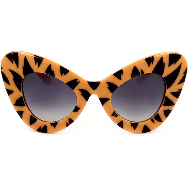 Linda Farrow JEREMY SCOTT JSC C3 Women’s Sunglasses Orange Size 49