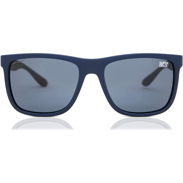 Superdry SDS RUNNERX Polarized 122P Men's Sunglasses Blue Size 56