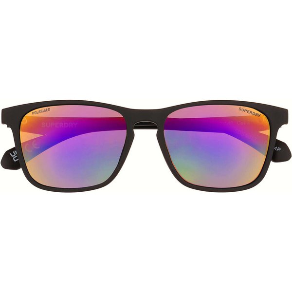 Superdry SDS 5017 Polarized 104P Men's Sunglasses Black Size 53