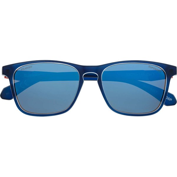 Superdry SDS 5017 Polarized 106P Men's Sunglasses Blue Size 53