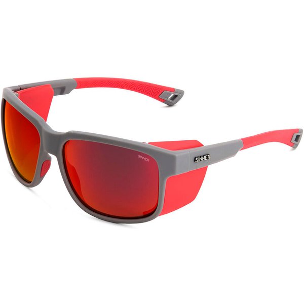 Sinner Kaplan Asian Fit SISU-891-20-58 Men's Sunglasses Grey Size Standard