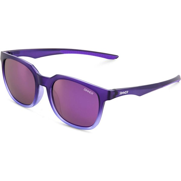 Sinner Bauhi Asian Fit SISU-921-74-60 Men's Sunglasses Purple Size 132