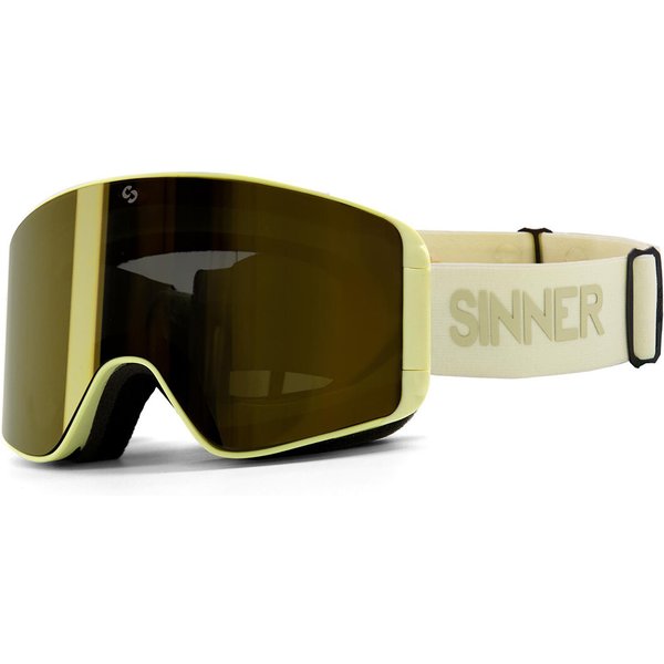 Sinner Aura SIGO-200-80-09 Men's Sunglasses Yellow Size Standard