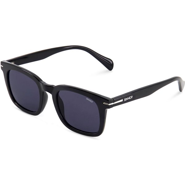 Sinner Filoti Polarized SISU-946-10-P10 Men's Sunglasses Black Size 48