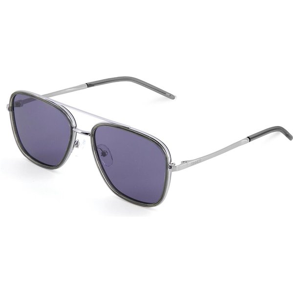 Sinner Nuqi Polarized SISU-948-20-P10 Men's Sunglasses Silver Size 55