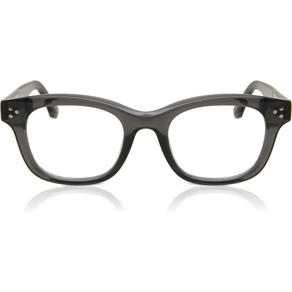 Square Full Rim Plastic Men's Prescription Eyeglasses Online Grey Size 49 - Free Lenses - Blue Light Block Available - Arise Collective