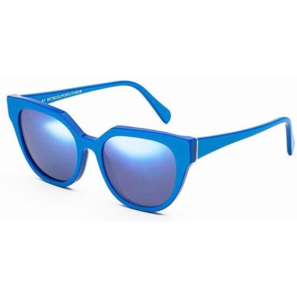 Retrosuperfuture ZIZZA 0AC Men's Sunglasses Blue Size 53