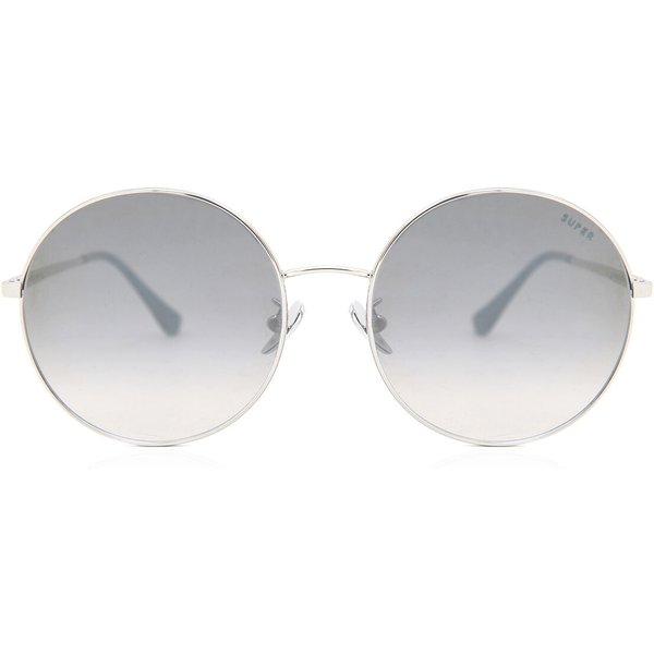 Retrosuperfuture POLLY 30V Men's Sunglasses Silver Size 58