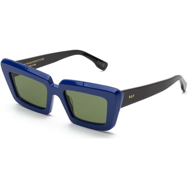 Retrosuperfuture COCCODRILLO WHITE 4XZ Men's Sunglasses Blue Size 57