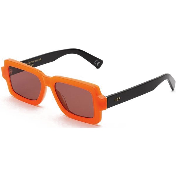 Retrosuperfuture PILASTRO JUICE V6U Men's Sunglasses Orange Size 54