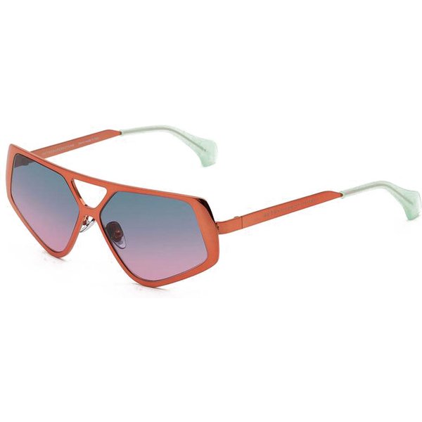 Retrosuperfuture SPAZIO HYPERBOLIC 9YO Men's Sunglasses Orange Size 58