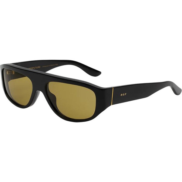 Retrosuperfuture BISCOTTO VINTAGE BROWN 05Z Men's Sunglasses Black Size 57