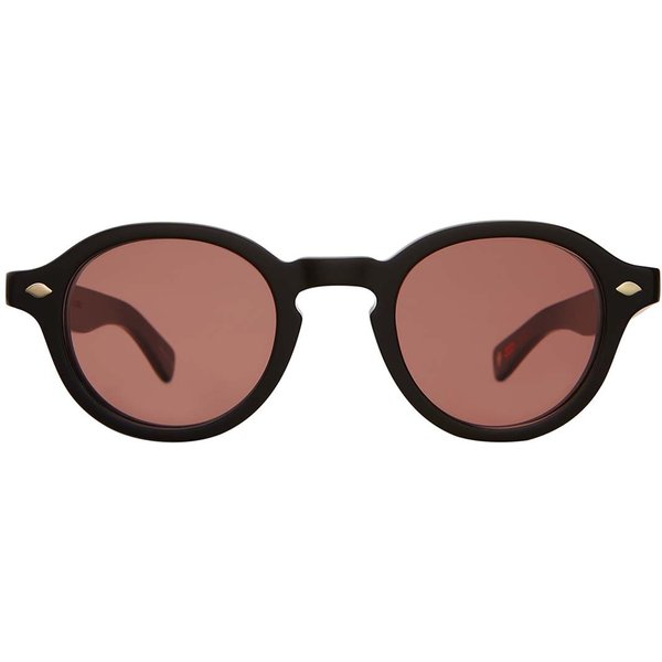 Garrett Leight FLIPPER SUN BIO-BK/SFPRW Men's Sunglasses Black Size 45