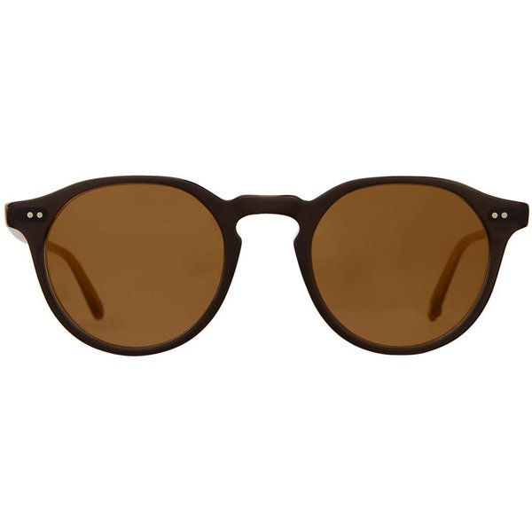 Garrett Leight ROYCE SUN BOT/SFPBN Men's Sunglasses Brown Size 47