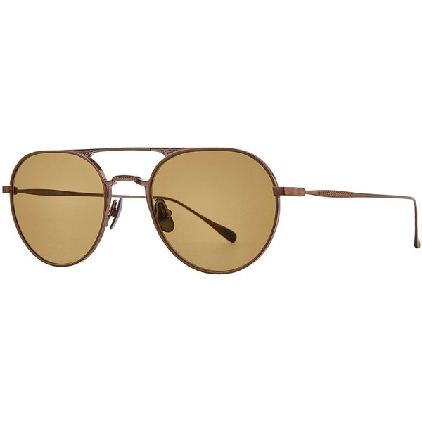Garrett Leight BENNY J SUN BBZ/SFPMP Men's Sunglasses Brown Size 51