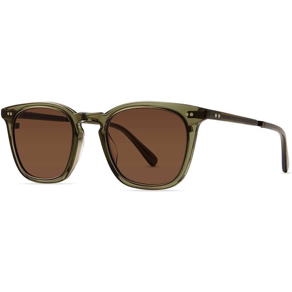 Garrett Leight GETTY II S LIMU-ATG/MO Men's Sunglasses Green Size 48