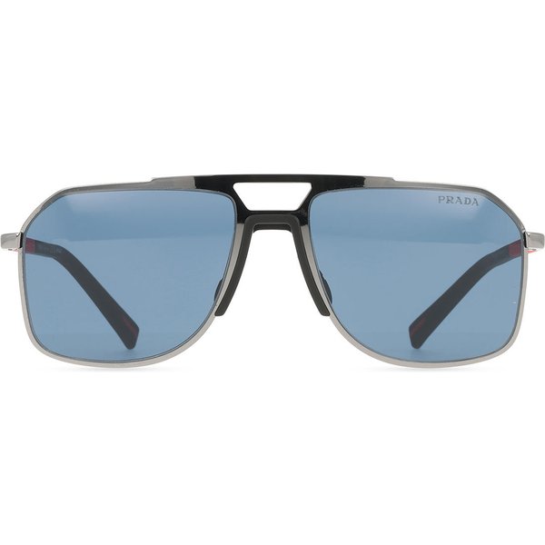 プラダ Prada Linea Rossa PS B51S 5AV06A メガネ フレーム - 男性用 - Gunmetal