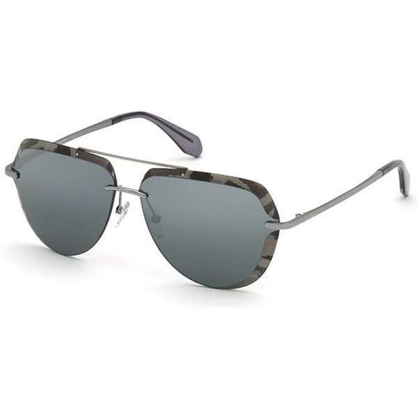 Adidas Originals OR0018 12C Men's Sunglasses Grey Size 63