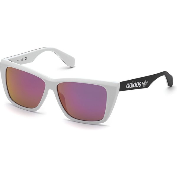 アディダス Adidas Originals OR0026 21Z メガネ フレーム - 女性用 - 白