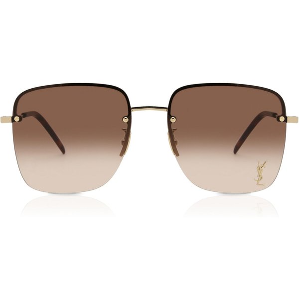 Saint Laurent SL 312 M 008 Women’s Sunglasses Gold Size 58