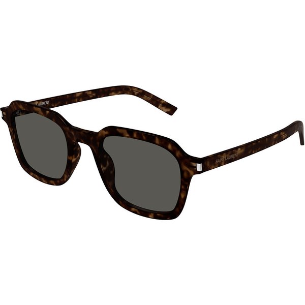 Saint Laurent SL 715 SLIM 002 Men's Sunglasses Tortoiseshell Size 49