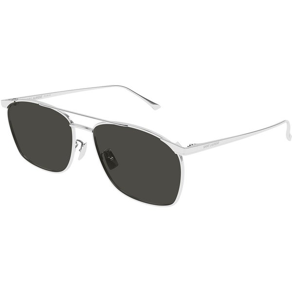 Saint Laurent SL 796 VINCENT 002 Men's Sunglasses Silver Size 57