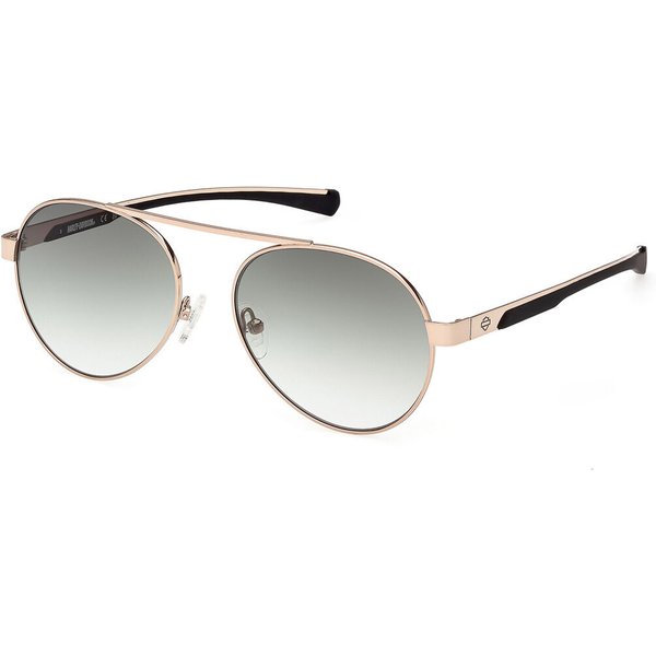 Harley Davidson HD00032 32P Men's Sunglasses Gold Size 54
