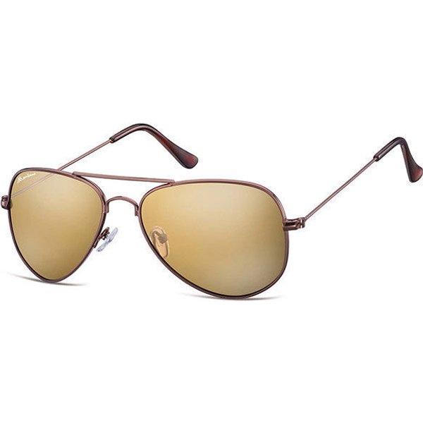 Montana Eyewear MS94 MS94D Men's Sunglasses Brown Size 57