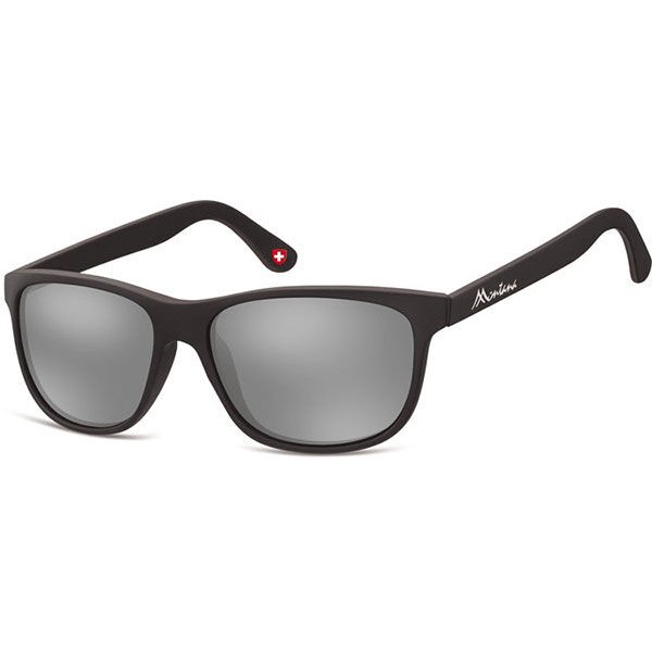 Montana Eyewear MS48 MS48B Men's Sunglasses Black Size 58