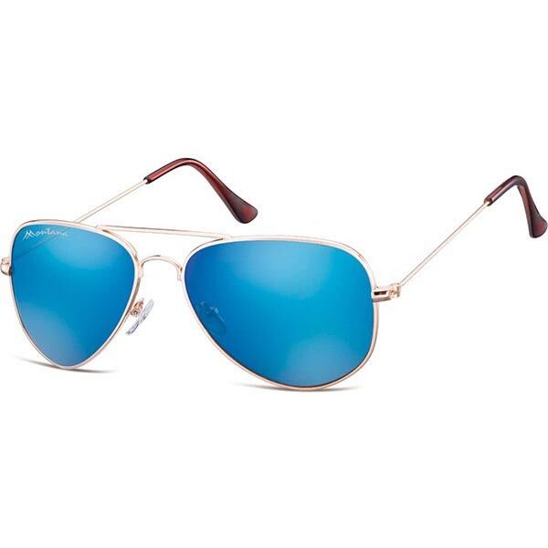 Montana Eyewear MS94 MS94E Men's Sunglasses Gold Size 57
