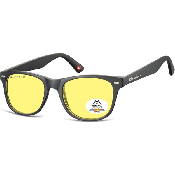 Montana Eyewear MP10Y Polarized MP10Y Men's Sunglasses Black Size 66